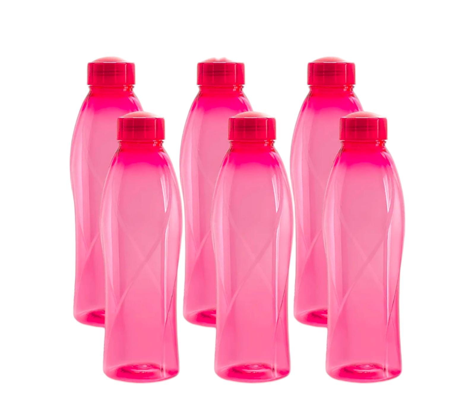 Plastic Pet Bottle Set  of Six 